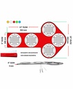 FLECHA PREVENTIVA 12V 150 LED AMBAR + REFLEJANTE CON CONEXIONES