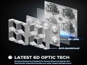 BARRA DE LUZ 52 520W LENTE 6D HEXAG LEDPHILIPS 57200L******"