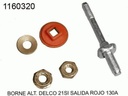 BORNE ALTERNADOR DELCO 21SI SALIDA ROJO 130A