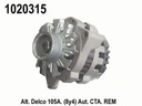 ALTERNADOR 12V 105A 2 POSICIONES DELCO CS130