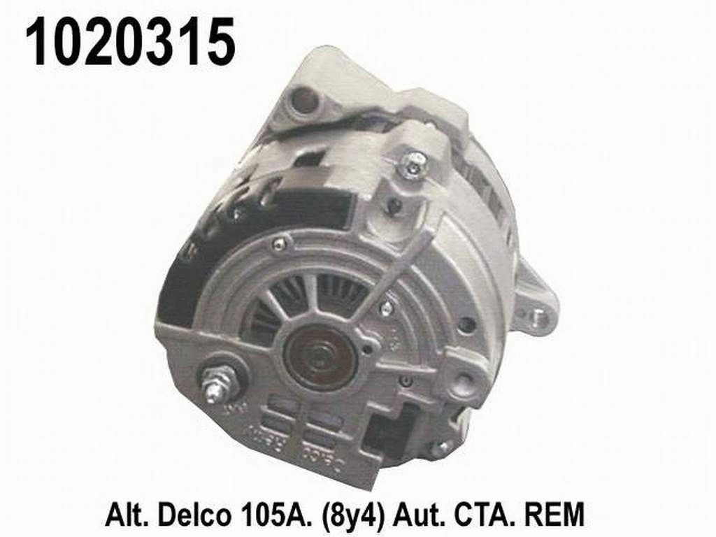 ALTERNADOR 12V 105A 2 POSICIONES DELCO CS130