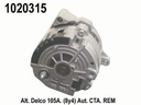 ALTERNADOR 12V 105A 2 POSICIONES DELCO CS130