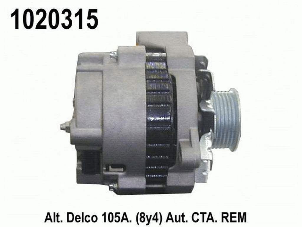 ALTERNADOR 12V 105A 2 POSICIONES DELCO CS130