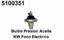BULBO PRESION ACEITE AIRE ROSCA 3/8 FOCO  6PSI  ORIFICIO 1/8