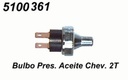 BULBO PRESION ACEITE ROSCA 3/8 2T (NO) N/A  ROSCA 1/8=5100106