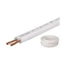 CABLE DUPLEX 2X16 AWG BLANCO POR (100) MTS. ROLLO