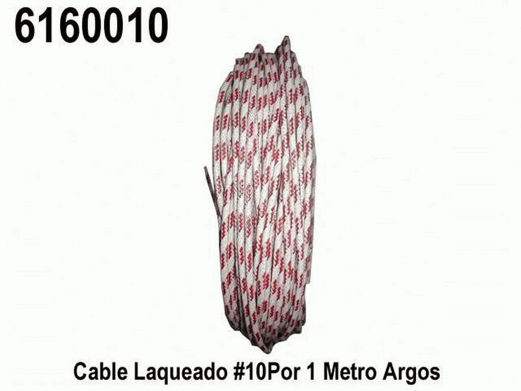 CABLE LAQUEADO #10 POR (1) METRO