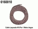 CABLE LAQUEADO #10 POR (1) METRO