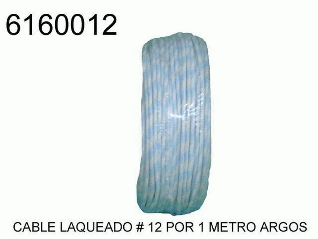 CABLE LAQUEADO #12 POR (1) METRO