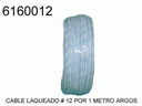 CABLE LAQUEADO #12 POR (1) METRO