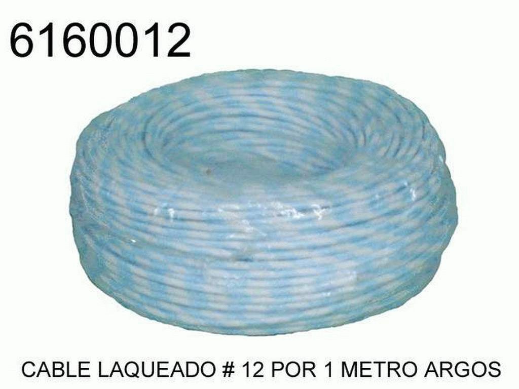 CABLE LAQUEADO #12 POR (1) METRO
