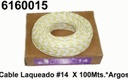 CABLE LAQUEADO #14 POR (100) MTS. ROLLO*CDC*