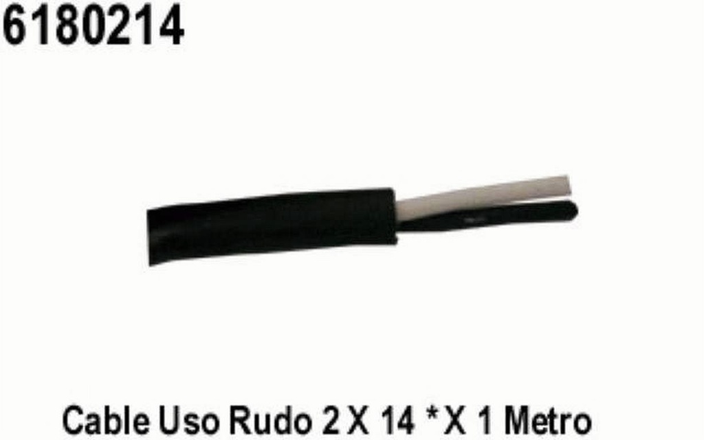 CABLE USO RUDO 2X14 POR (1) METRO=6180215=6180215G25