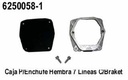 CAJA PARA ENCHUFE HEMBRA 7L C/BRAKET PHILLIPS PROFUNDIDAD 1