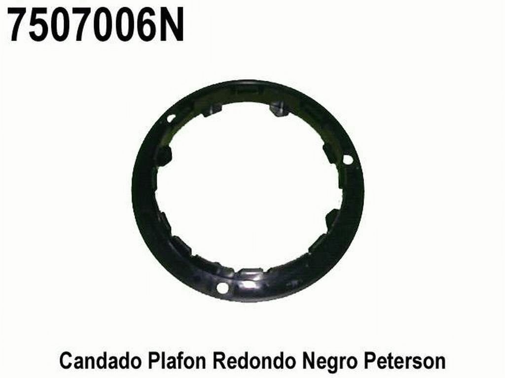 CANDADO PLAFON REDONDO ((4 )) NEGRO S/LOGO"