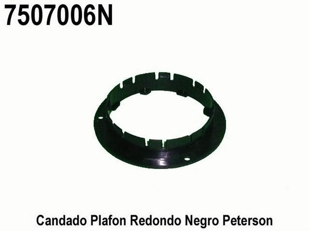 CANDADO PLAFON REDONDO ((4 )) NEGRO S/LOGO"