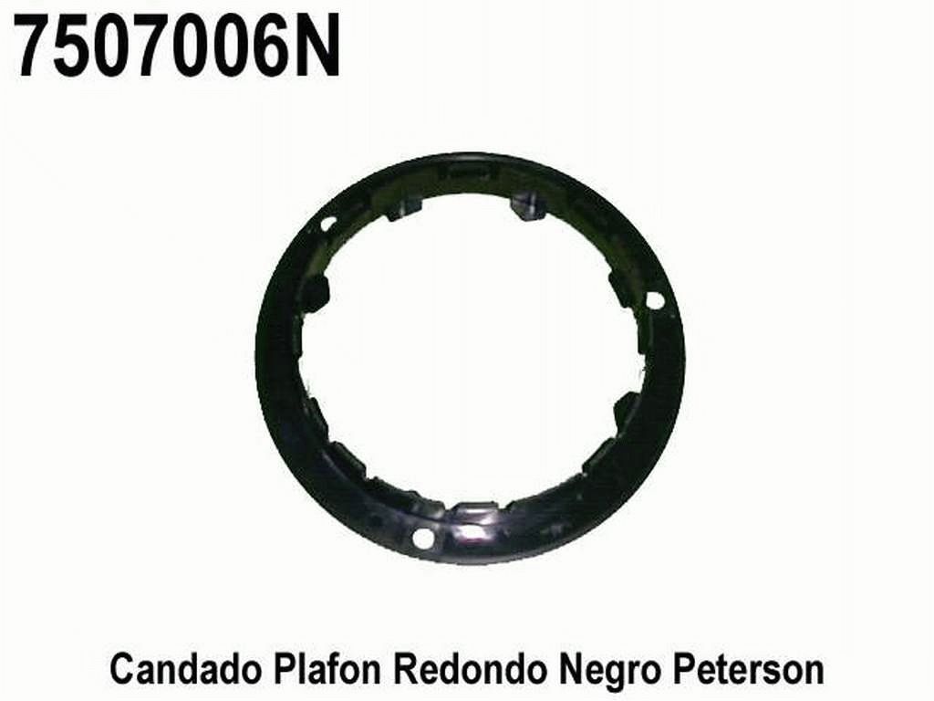 CANDADO PLAFON REDONDO ((4 )) NEGRO S/LOGO"