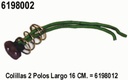COLILLAS 2 POLO LARGO 16CM BASE BAQUELITA =6198012 Y 619801