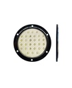 LUZ PLANA 4 30 LED BLANCOS REDONDO 12V  3 CABLES = 45-2=45M"