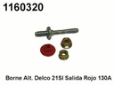 BORNE ALTERNADOR DELCO 21SI SALIDA ROJO 130A