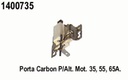 PORTA CARBON ALTERNADOR MOTOROLA 1 TERMINAL 35/55/65A