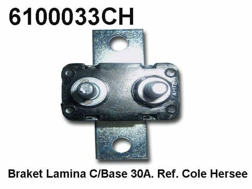 BRAKET  30A. TORNILLOS CON BASE LAMINA REF 12V .=6100030