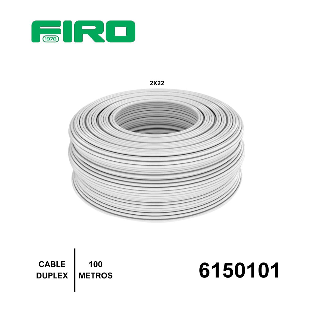 CABLE DUPLEX 2X22 PARA BOCINAS POR (100) MTS =6150 101V=A