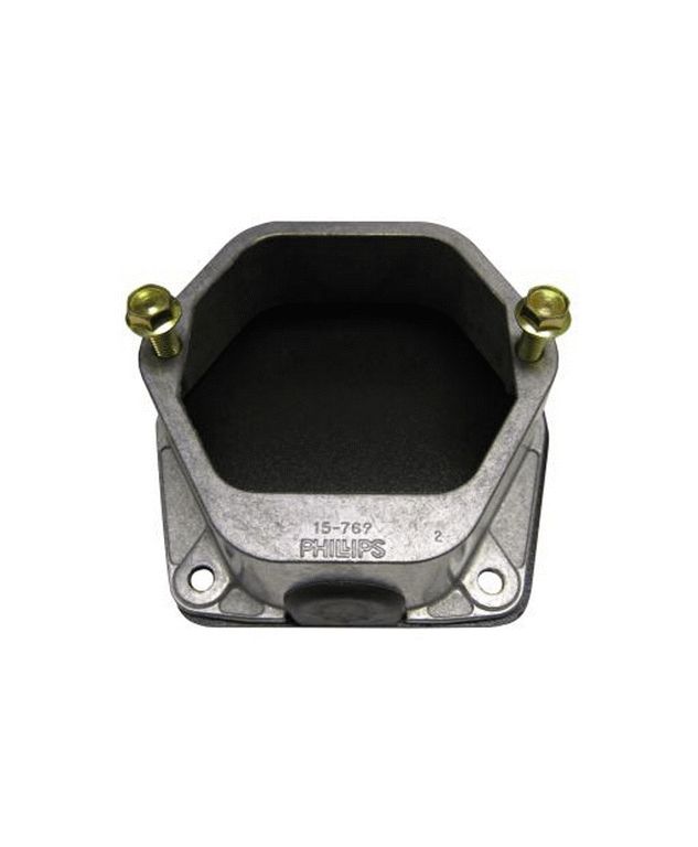 CAJA PARA ENCHUFE HEMBRA 7L C/BRAKET PHILLIPS PROFUNDIDAD 1