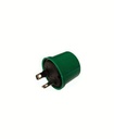 FLASHER DIRECCIONALES DESTELLADOR 12V 2T VERDE  PLASTICO