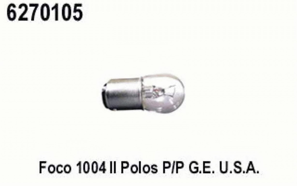 FOCO 1004 2 POLOS 1 FILA P/P 12V GE USA