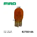 FOCO 7443A 12V 21W/5W 2 POLOS AMBAR W3X16d PELLIZCO MAXI
