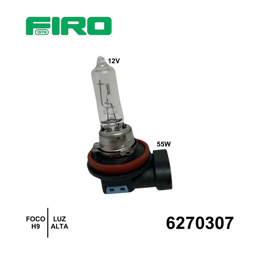FOCO H9 12V 55W ALTA AUTOS NUEVOS