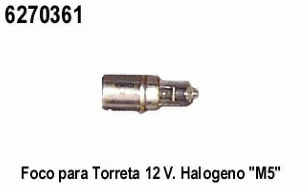 FOCO TORRETA 12V. HALOGENO M5 =6270361SY
