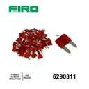 FUSIBLE CLAVIJA MINIATURA 10A. CAJA 100P ) *****