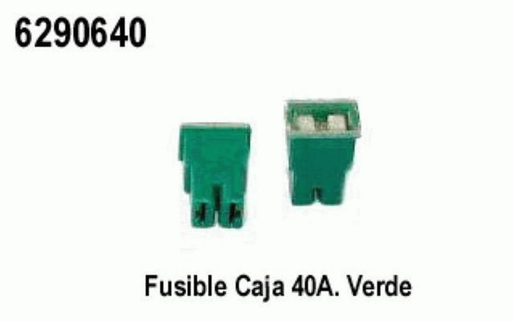 FUSIBLE CAJA  40A. VERDE