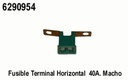 FUSIBLE TIPO MUELA 40A TERMINALES HORIZONTALES