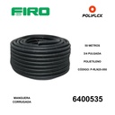 MANGUERA CORRUGADA 3/4  50 MTS NEGRA
