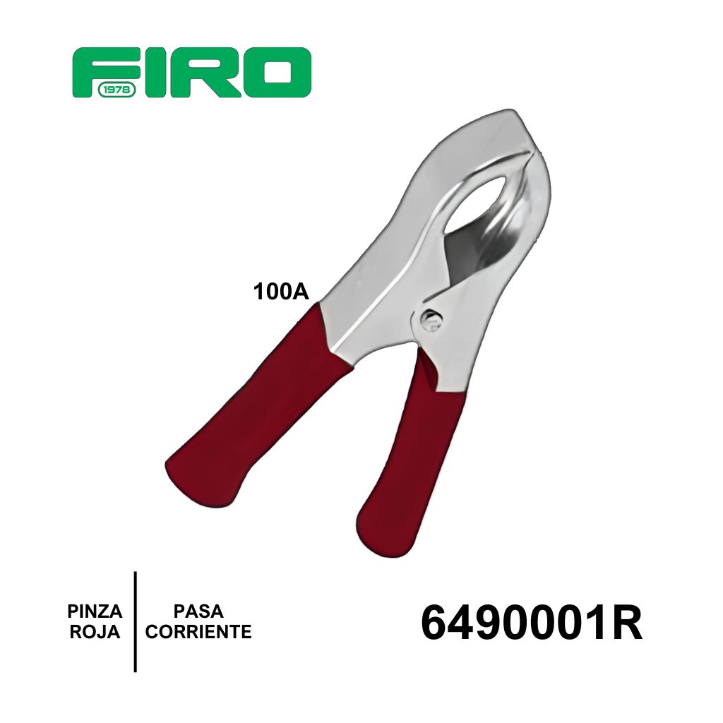PINZA PASA CORRIENTE GDE 100A TROPICALIZADA