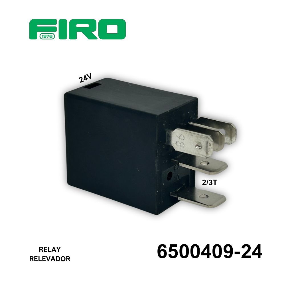 RELAY RELEVADOR 24V 5 TER. (2/3T) 20/30 (NO) AMP.