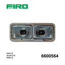 PORTA SILVIN CUADRADO DOBLE KW