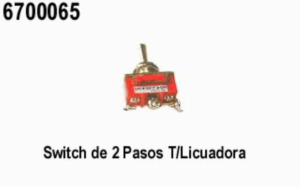SWITCH INTERRUPTOR 2 PASOS 3 TERMINALES T/LICUADORA=6700064