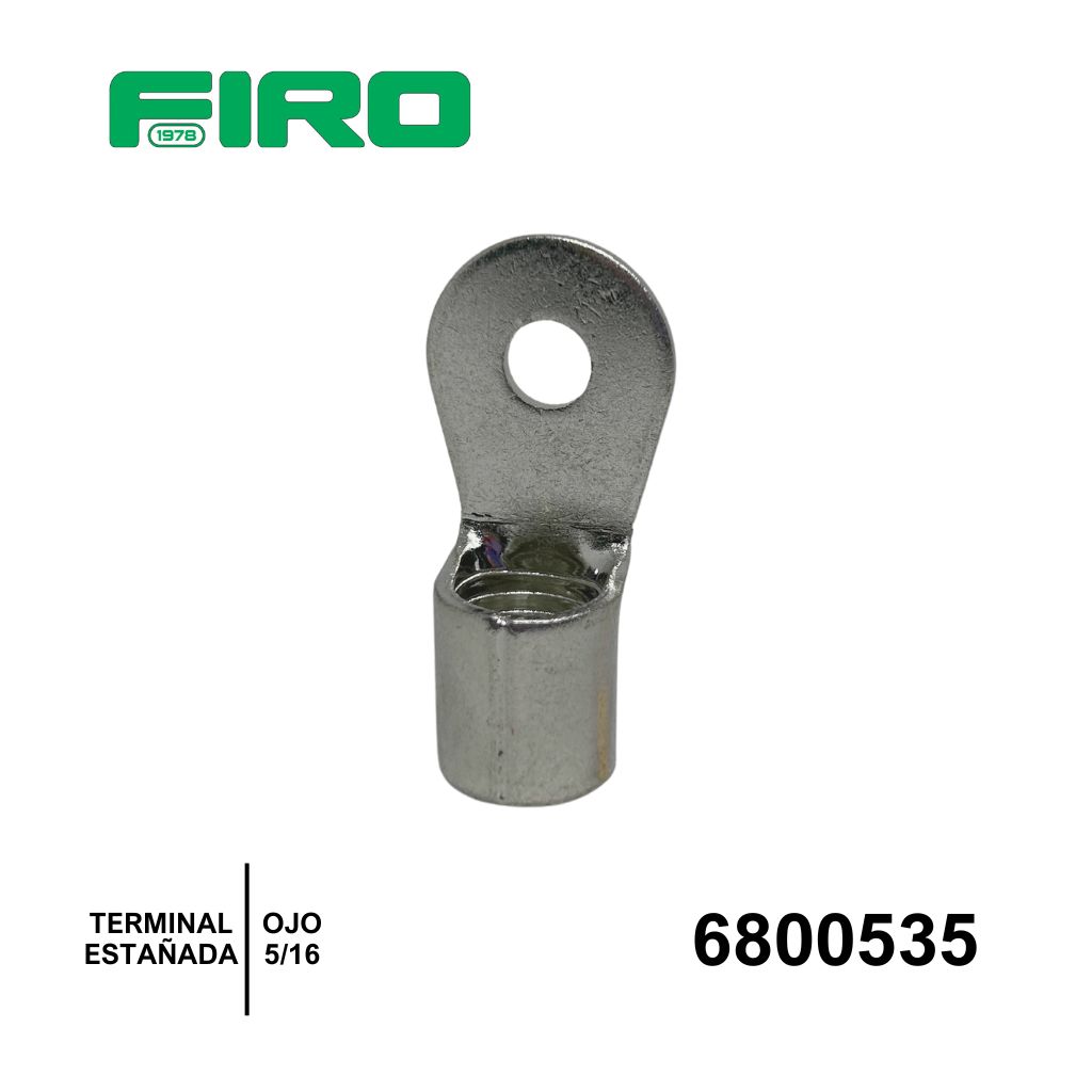 TERMINAL ESTAÑADA C-2/0 OJO 5/16