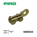TERMINAL 3/8 BATERIA TORNILLO 2/0 BANDERA PLACA BRONCE =6800632