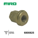 TUERCA HEX 3/8 CERRADA BRONCE P/BATERIA DE TORNILLO