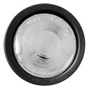 PLAFON REDONDO 4" BLANCO 12V 21W SELLADO + GROMMET HULE