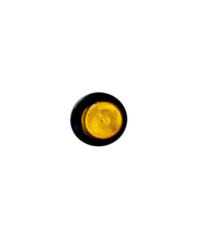 PLAFON REDONDO 2.5" AMBAR 12V. GRUMMET/HULE INCANDECENTE