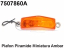 PLAFON PIRAMIDE MINIATURA AMBAR        .