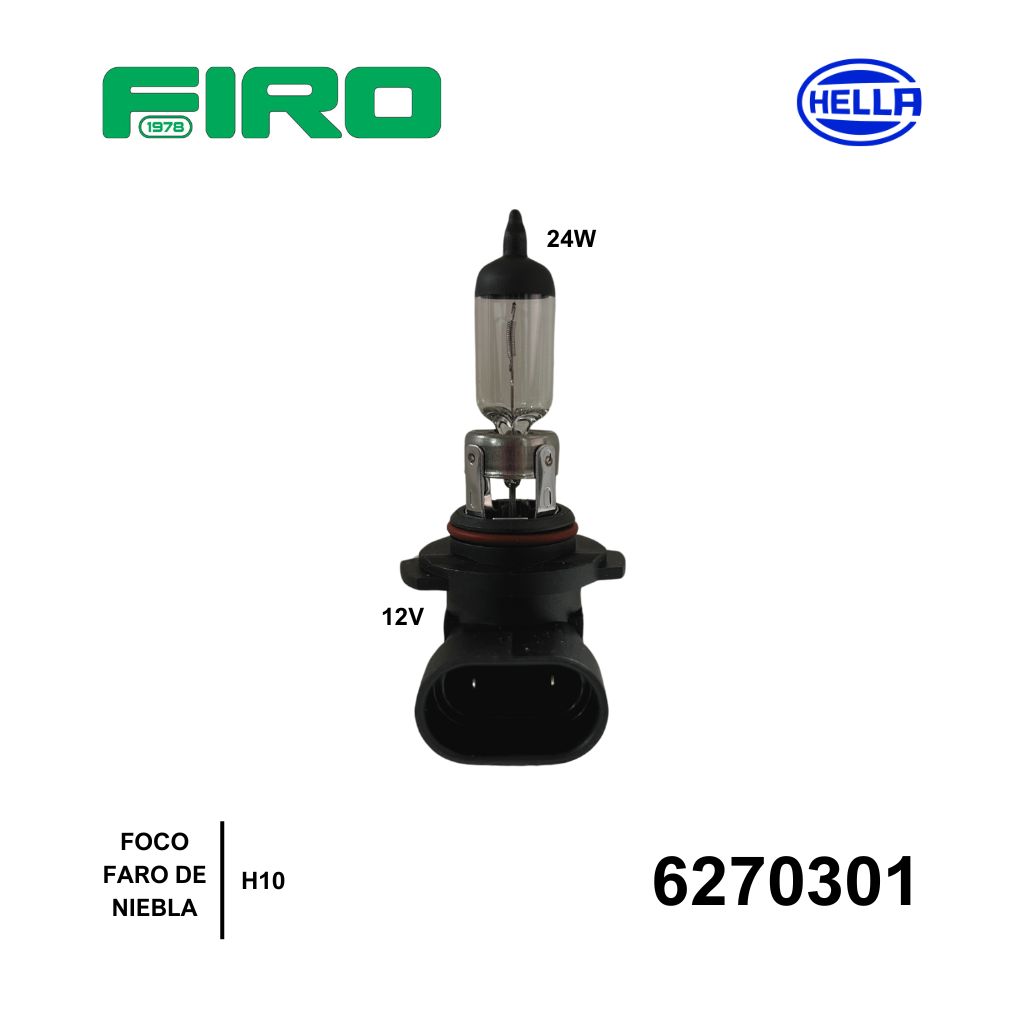 FOCO H10 12V 24W P/FARO DE NIEBLA 9145