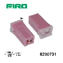 FUSIBLE TIPO MUELA MINIATURA 30A. ROSA