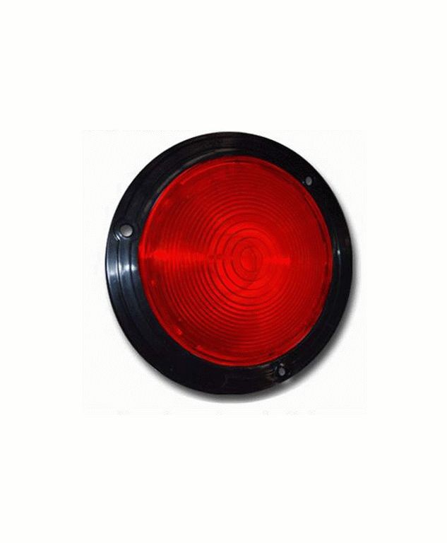 PLAFON EMBUTIDO 4" ROJO 12V 21W CON CANDAD=A 333R+7507006N